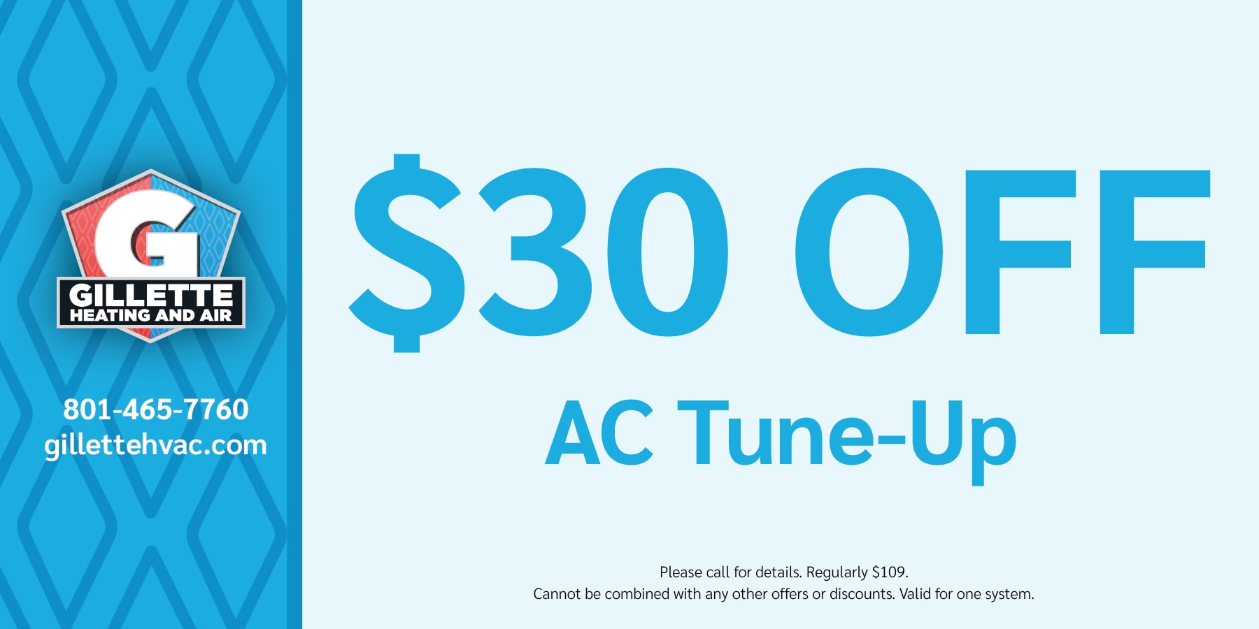 $30 off ac tune-up.